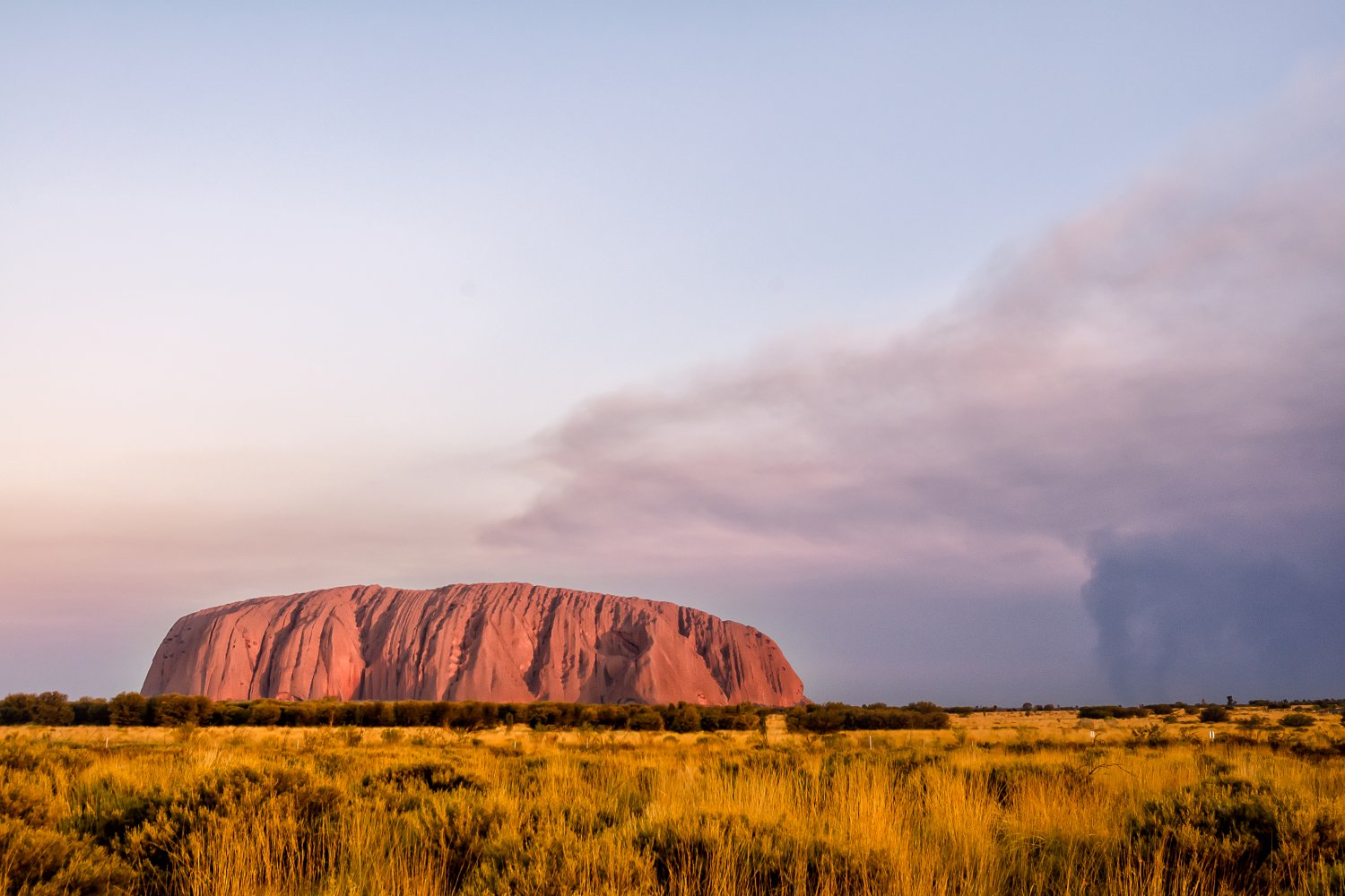 Ayers Rock Uluru tramonto sunset
