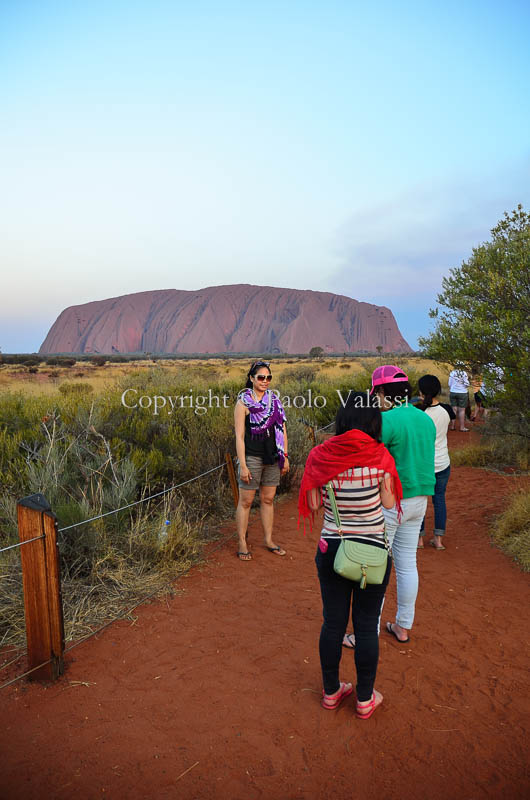 Australia Uluru Ayers Rock al tramonto sunset