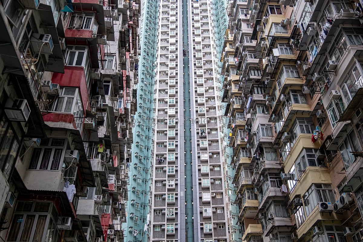 Hong Kong Monster Building con grattacielo