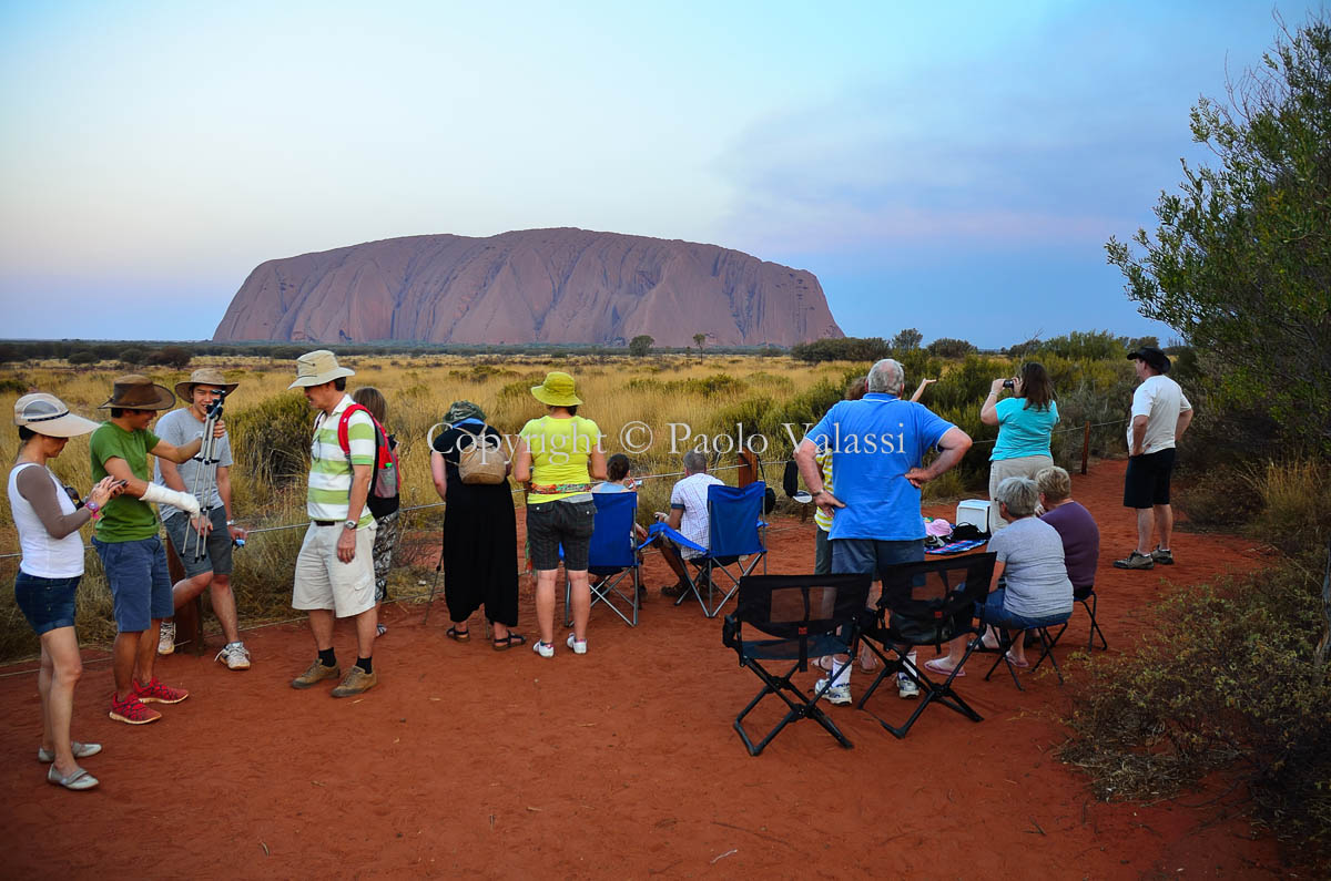 Australia Uluru Ayers Rock al tramonto sunset