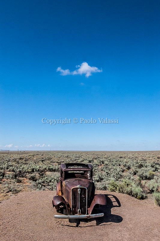 Route 66 - Arizona - road to Holbrook