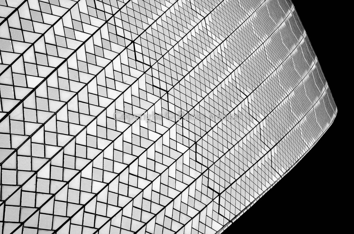 Sydney Opera House in bianco e nero Australia
