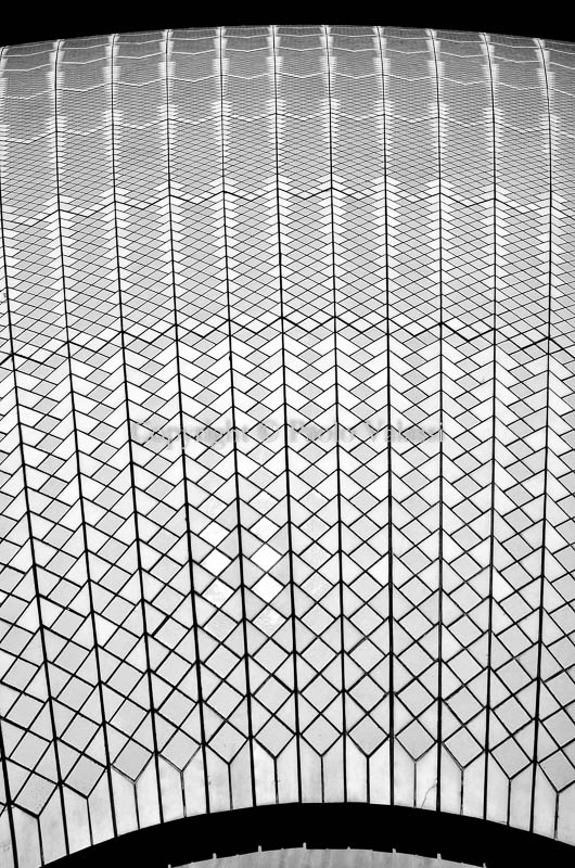 Sydney Opera House in bianco e nero Australia
