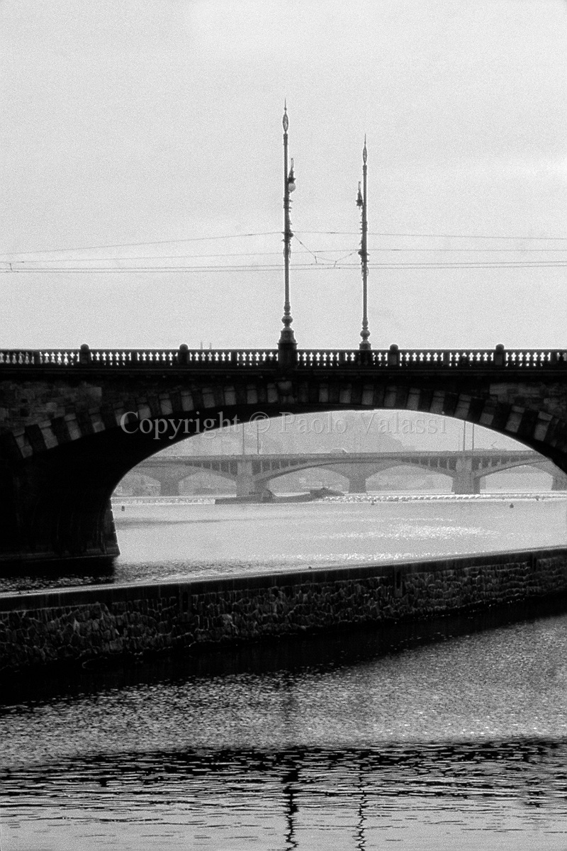 Prague - Bridge on the Moldava river