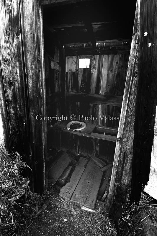 Bodie - California - Ghost town - Toilette
