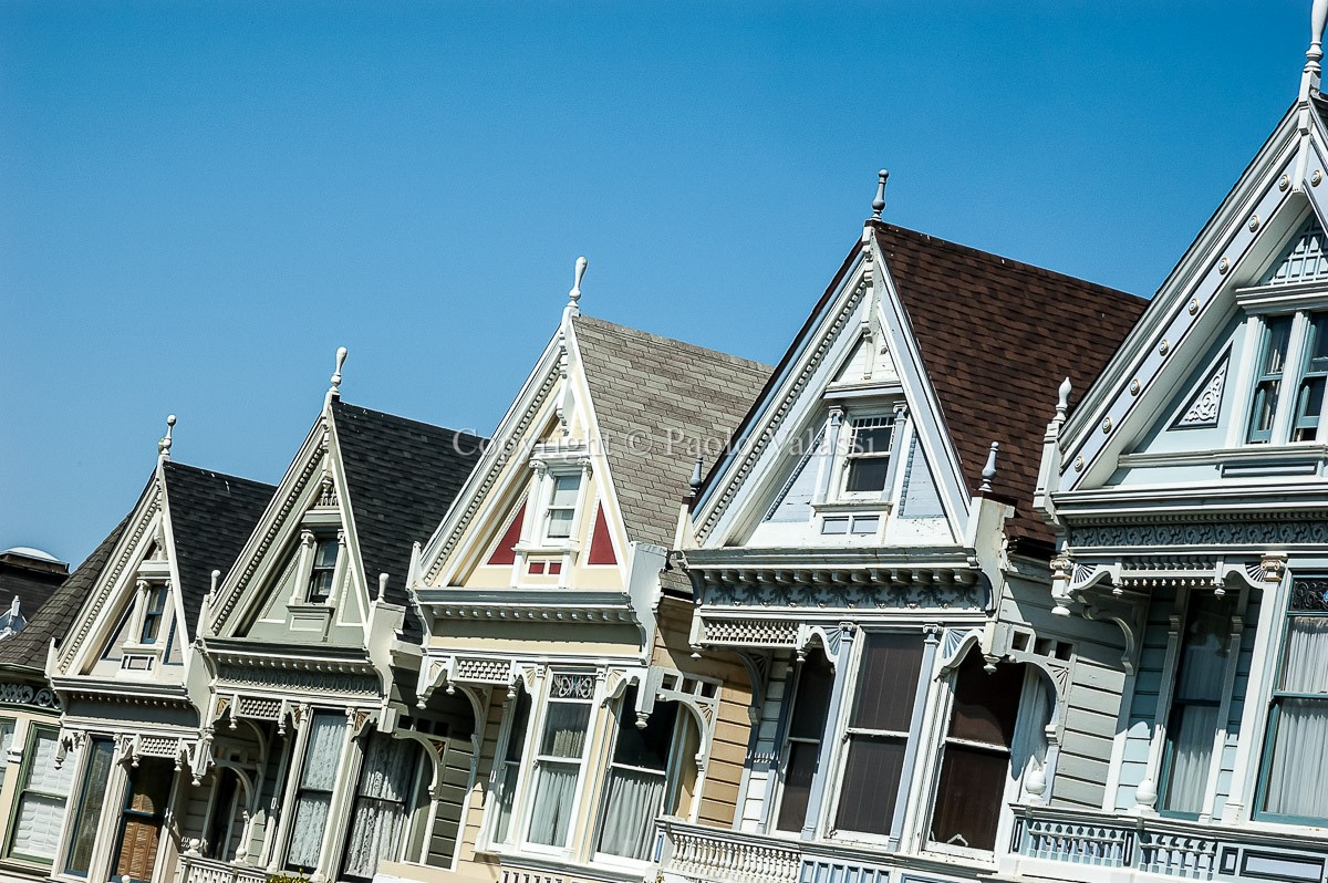 San Francisco - Alamo Square - Victorian Houses
