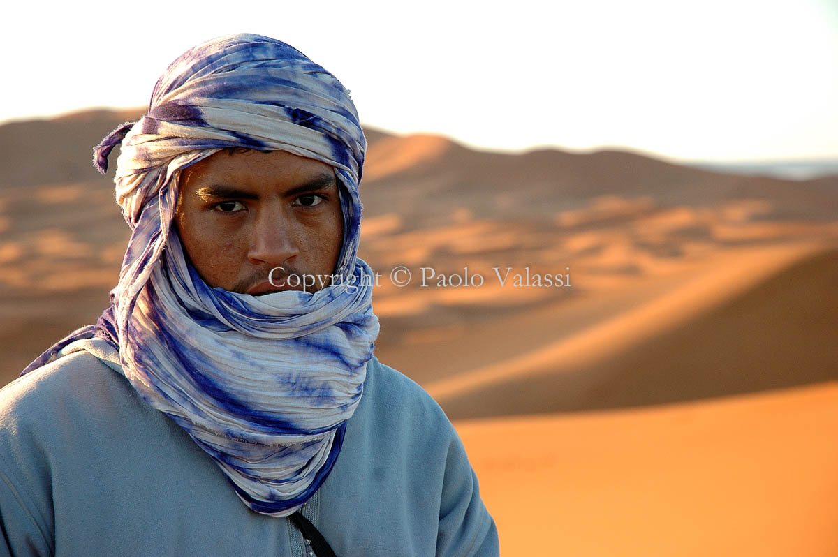 Morocco - Sahara desert - Sunrise at Merzouga dunes