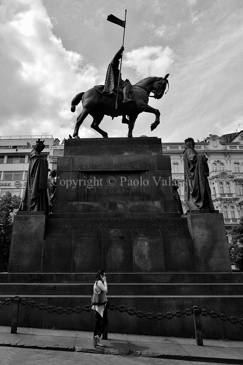 Prague - Vaclavske namesti - St. Wenceslaus square