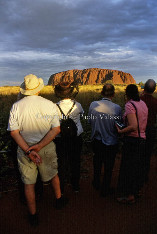 Australia Uluru Ayers Rock al tramonto sunset