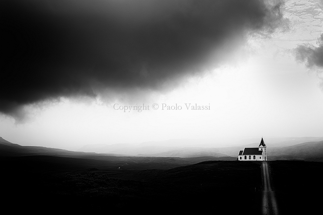 Iceland - Snæfellsnes - Luteran church of Ingjaldsholl
