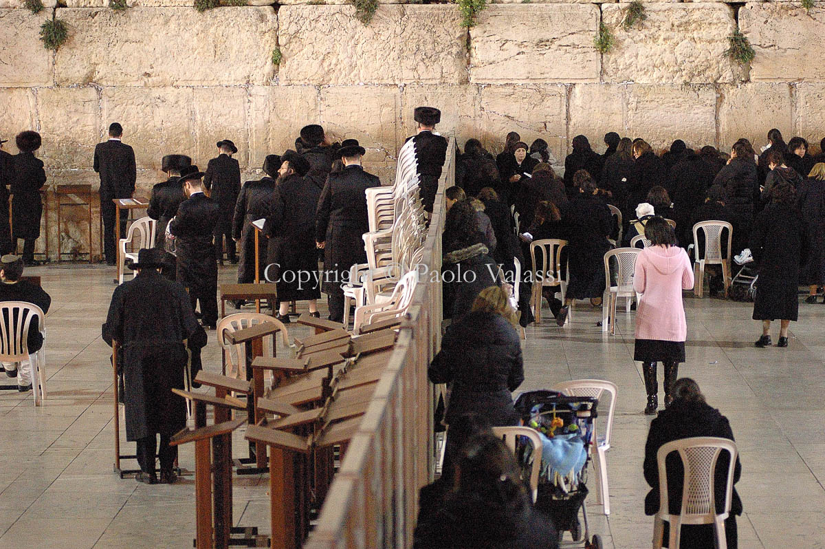 Israel - Jerusalem - Western Wall - Males and females