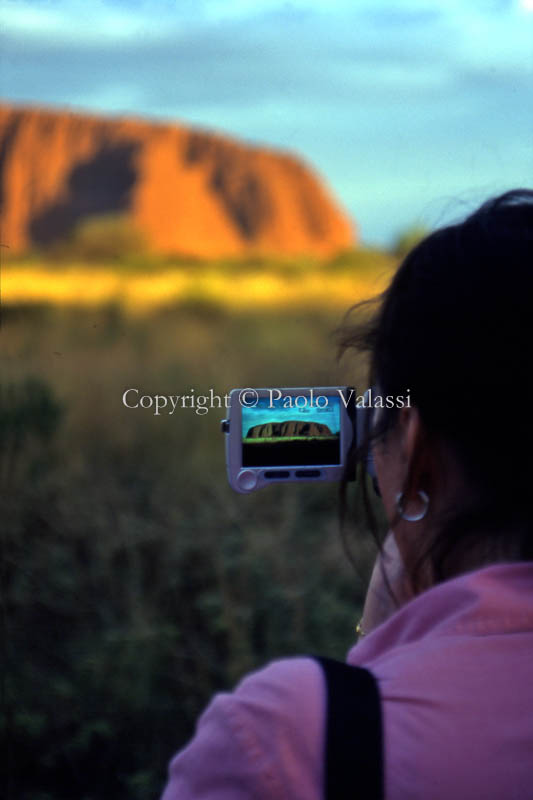 Australia Uluru Ayers Rock al tramonto sunset