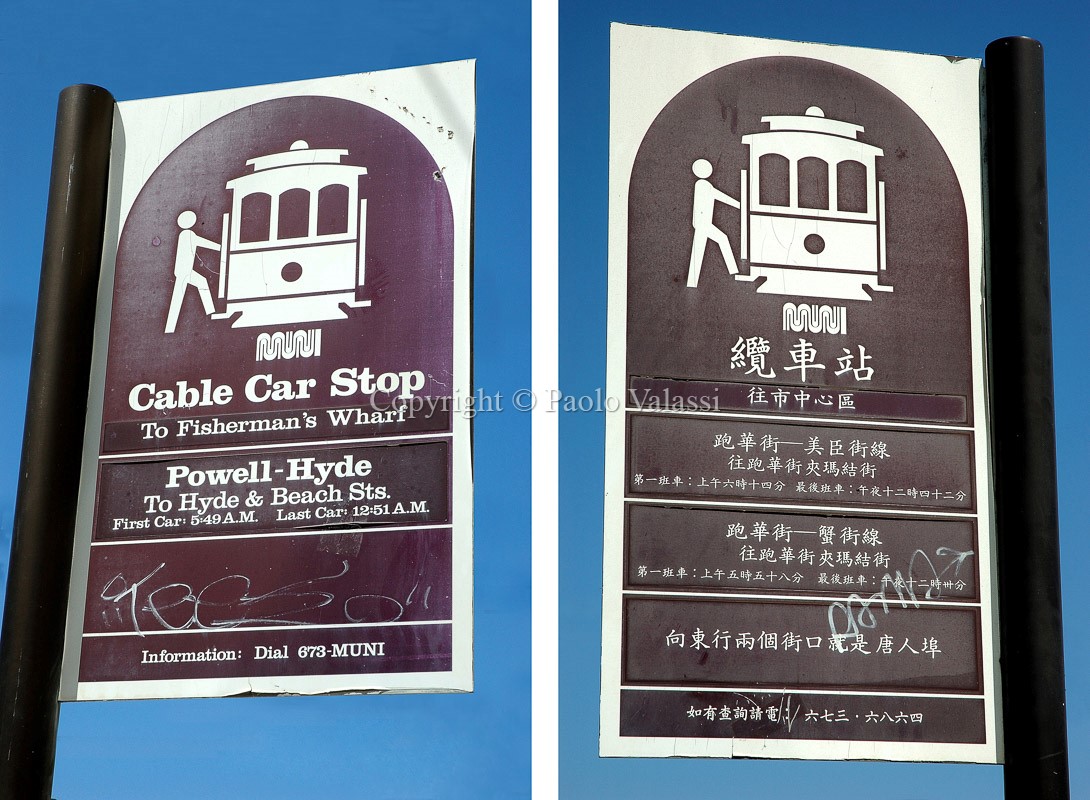 San Francisco - Cable Car signs