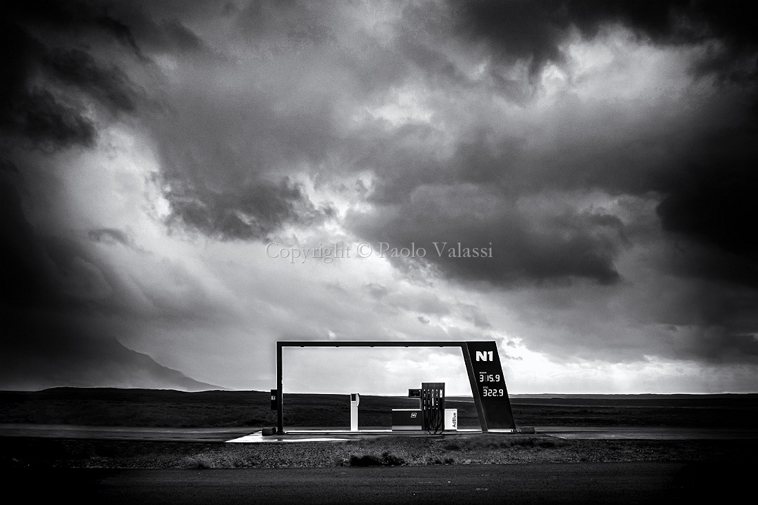 Iceland - Gas station in the middle of nowhere