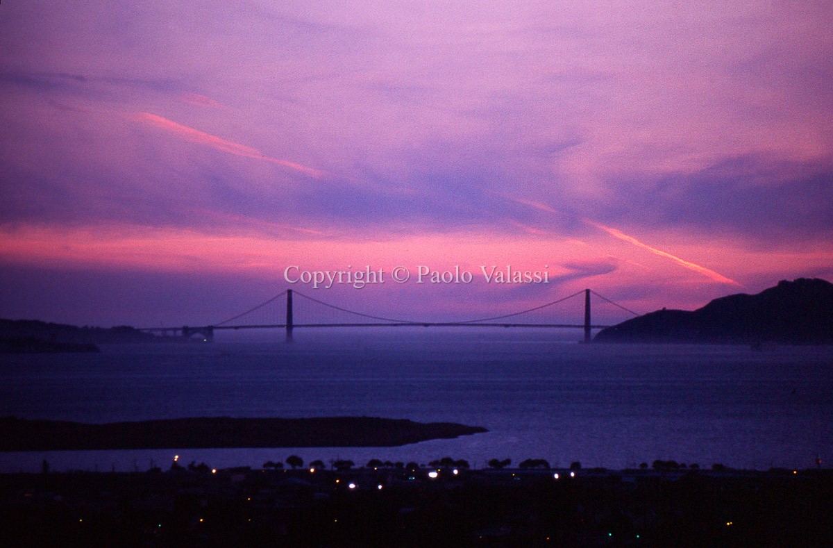 San Francisco - Golden Gate Bridge from Indian Rock Berkeley