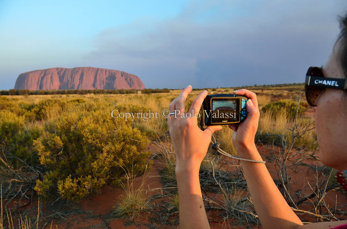Australia Uluru Ayers Rock al tramonto sunset