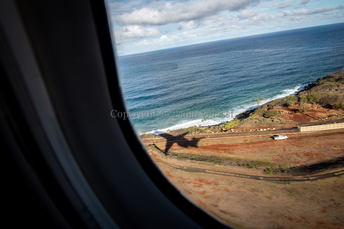 Airport - take off with shadow
