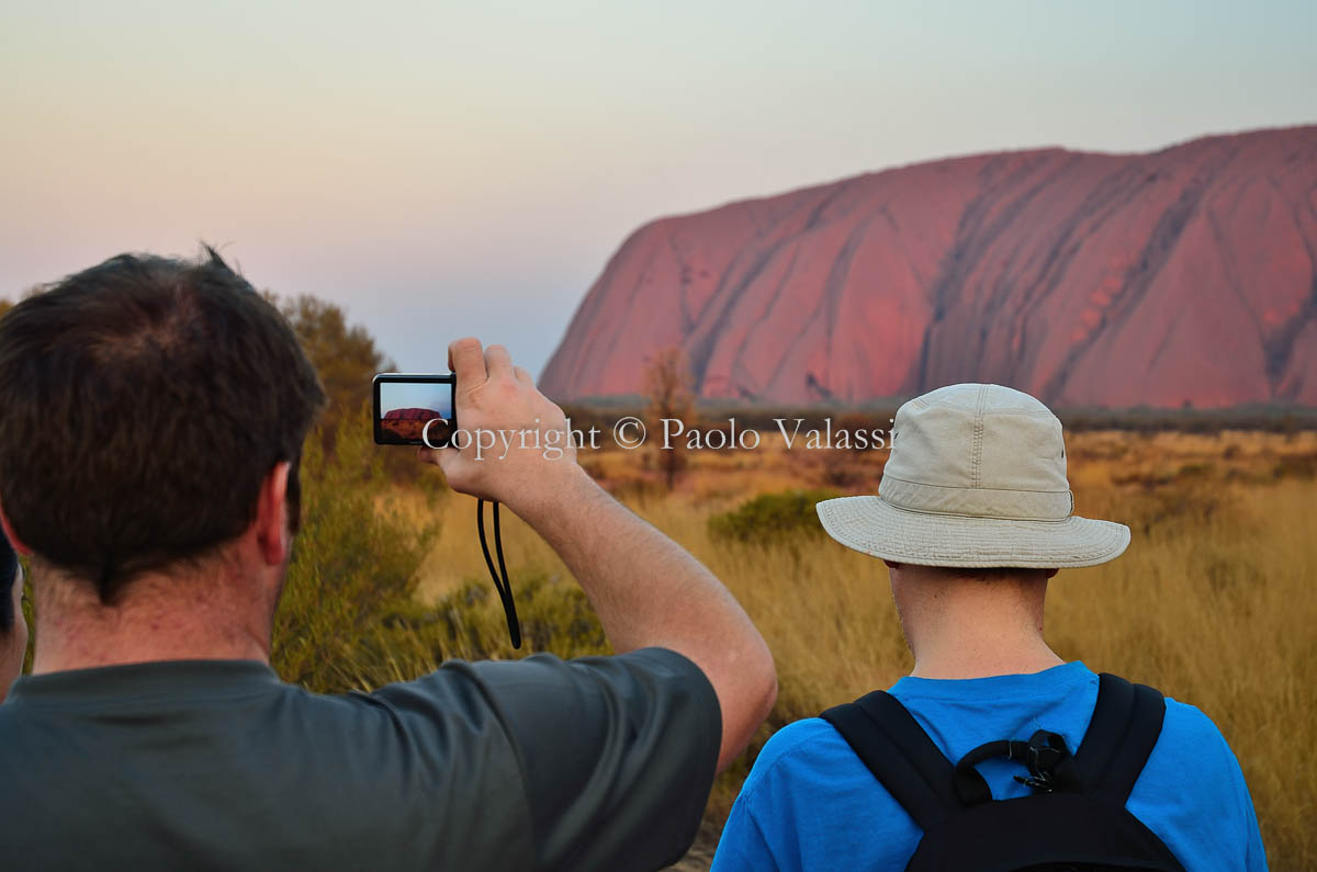 Australia Uluru Ayers Rock al tramonto sunset