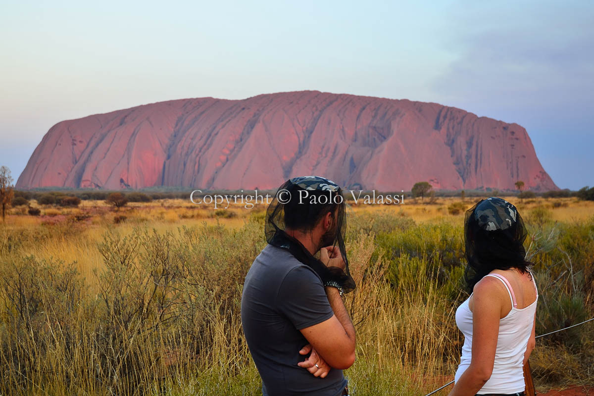 Australia Uluru Ayers Rock al tramonto sunset