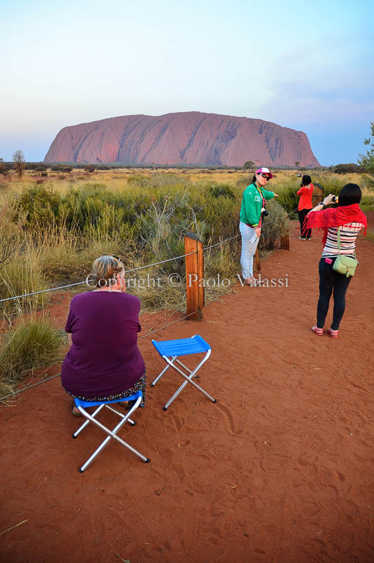 Australia Uluru Ayers Rock al tramonto sunset
