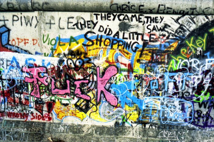 Berlin - the Wall in 1989