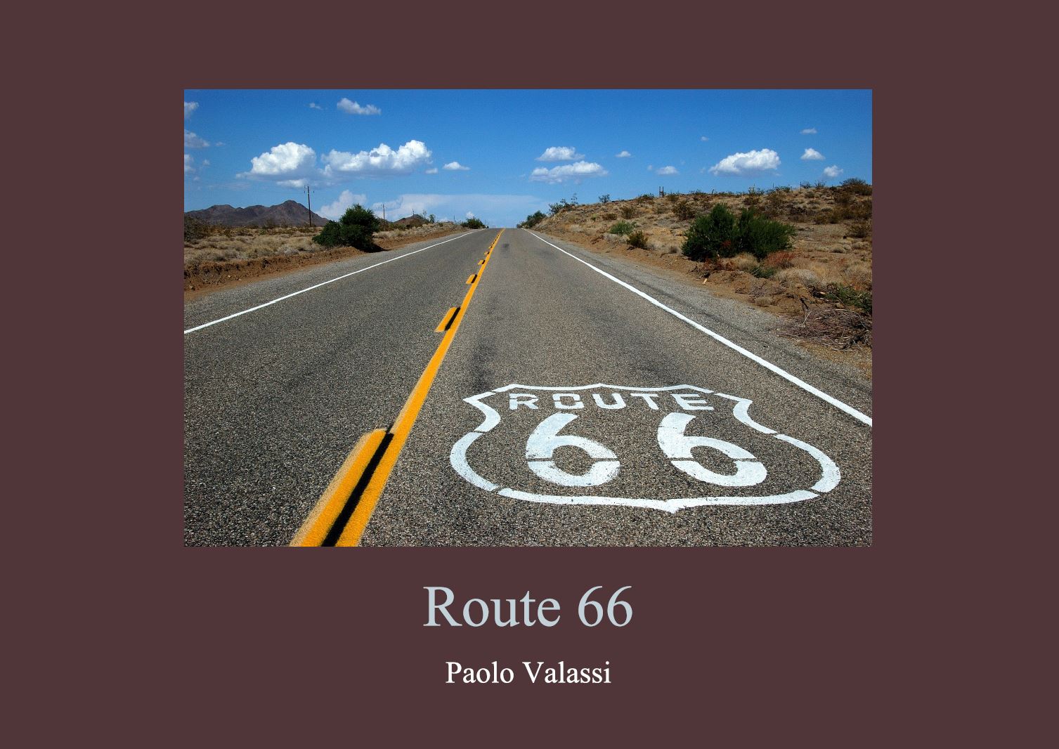 Copertina del photobook Route 66
